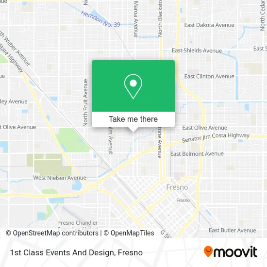 1st Class Events And Design map