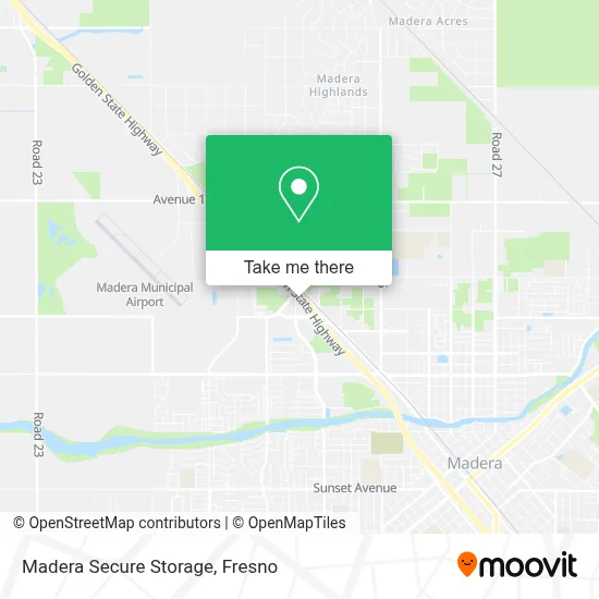 Madera Secure Storage map