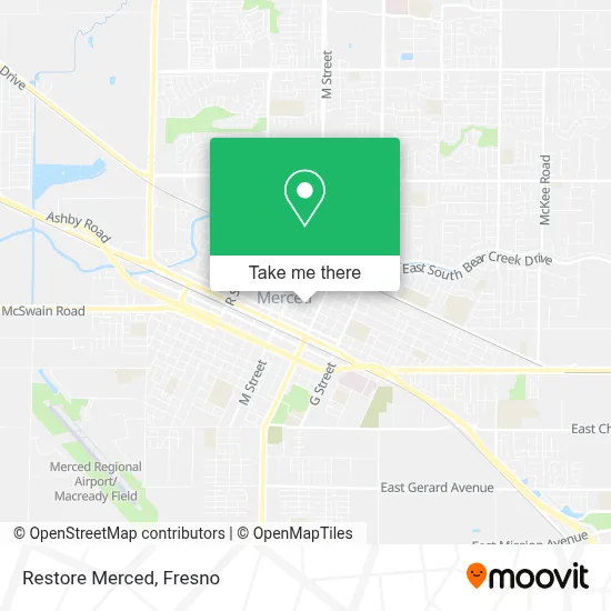 Restore Merced map