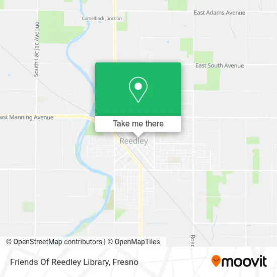Friends Of Reedley Library map