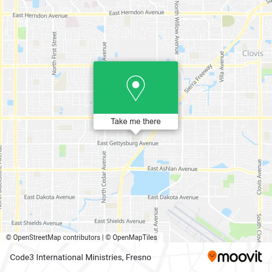 Code3 International Ministries map