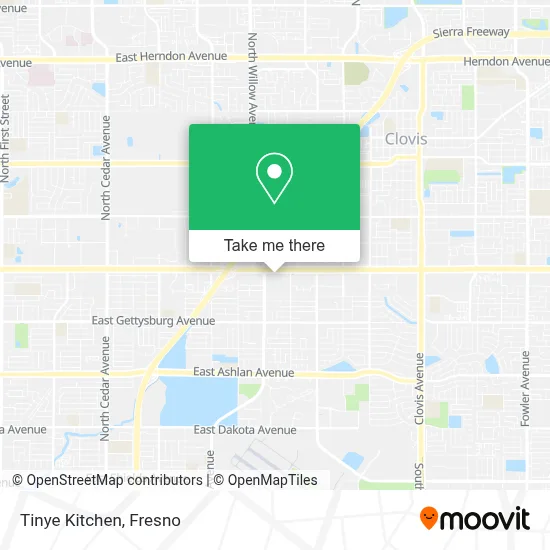 Tinye Kitchen map