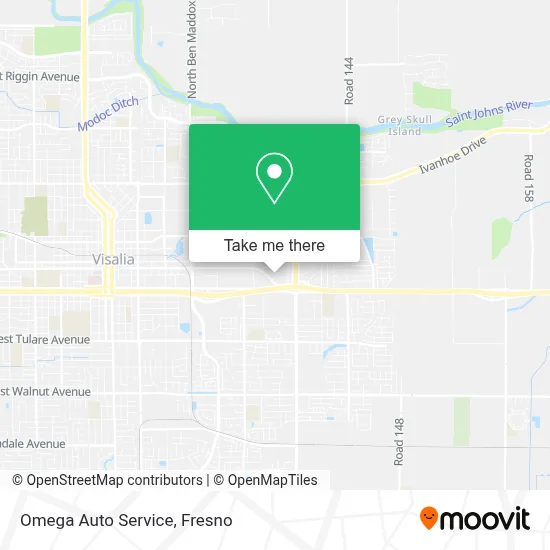 Omega Auto Service map