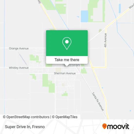 Super Drive In map