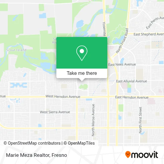 Marie Meza Realtor map