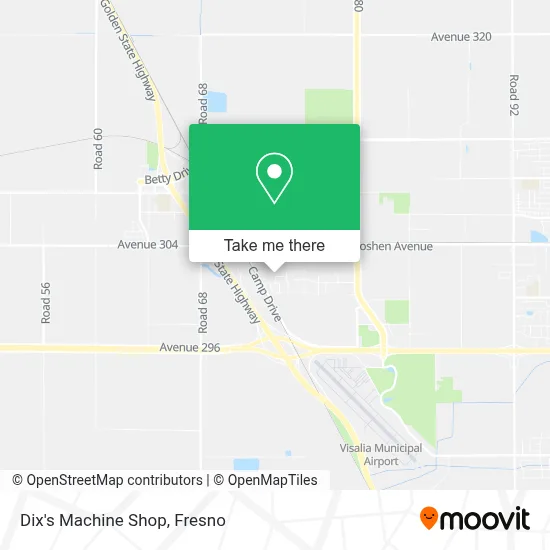 Dix's Machine Shop map