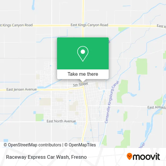 Raceway Express Car Wash map