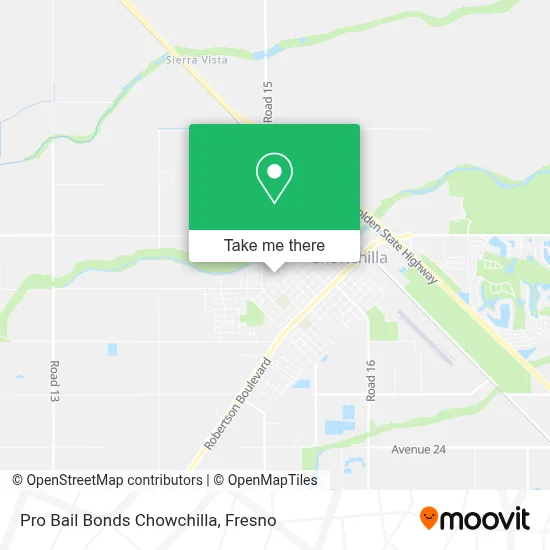 Pro Bail Bonds Chowchilla map