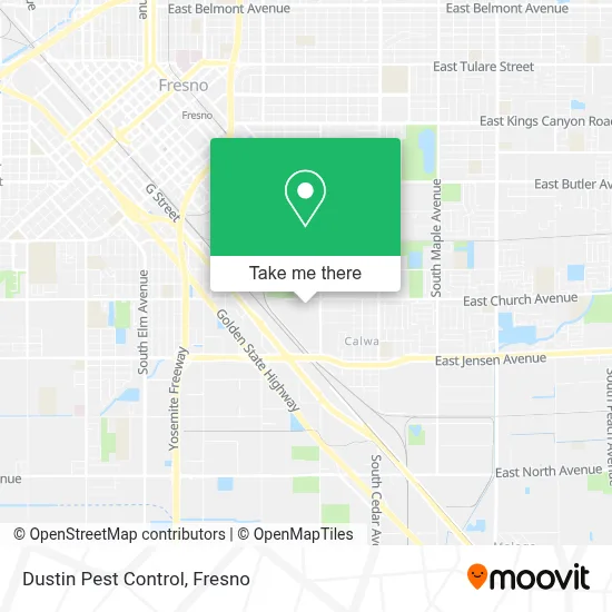 Dustin Pest Control map