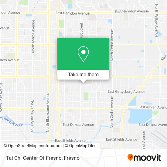Tai Chi Center Of Fresno map