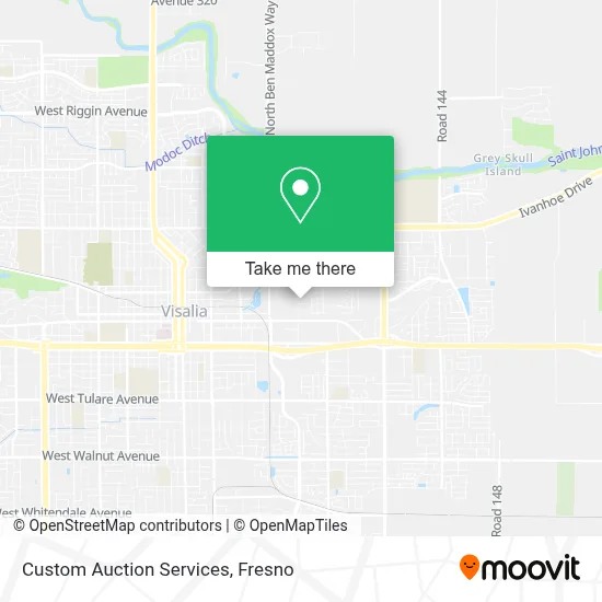 Custom Auction Services map