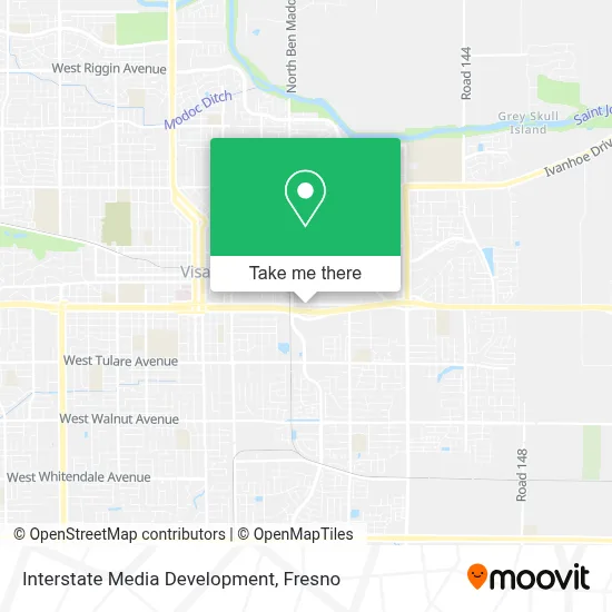 Interstate Media Development map