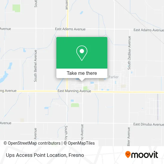 Ups Access Point Location map