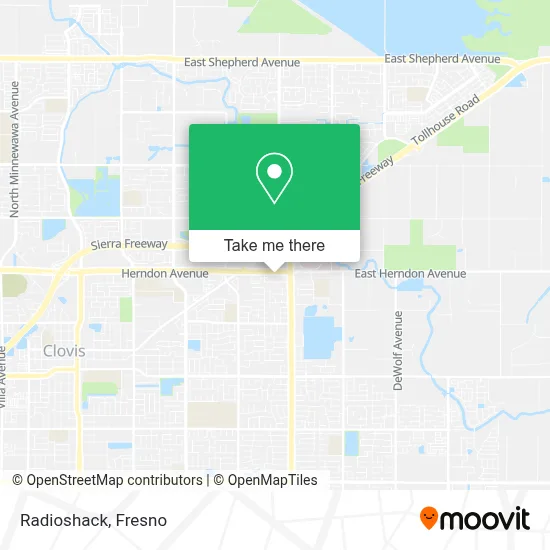 Radioshack map