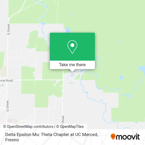 Delta Epsilon Mu: Theta Chapter at UC Merced map
