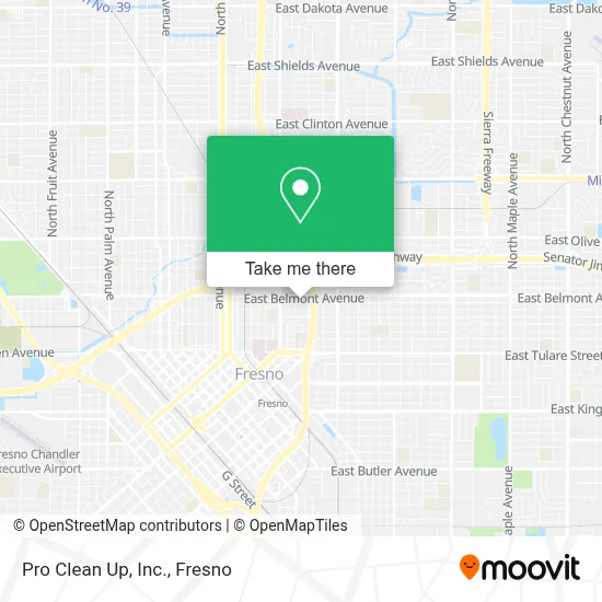 Pro Clean Up, Inc. map
