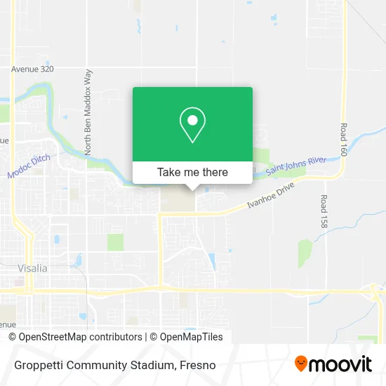 Groppetti Community Stadium map