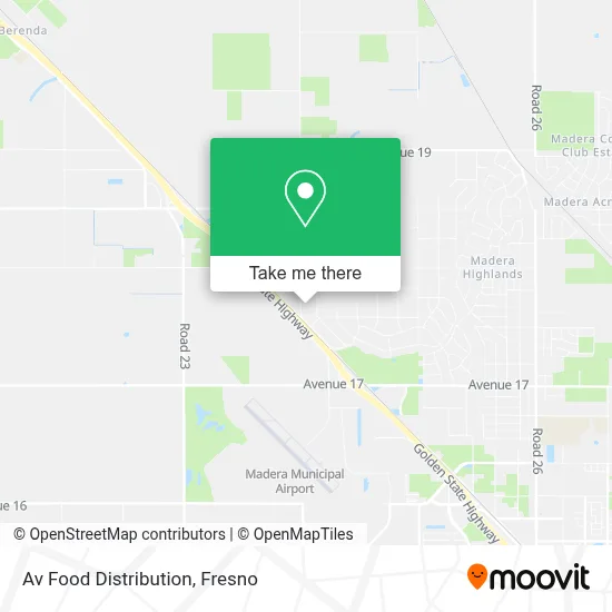 Av Food Distribution map