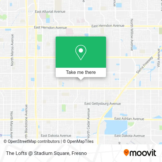 The Lofts @ Stadium Square map
