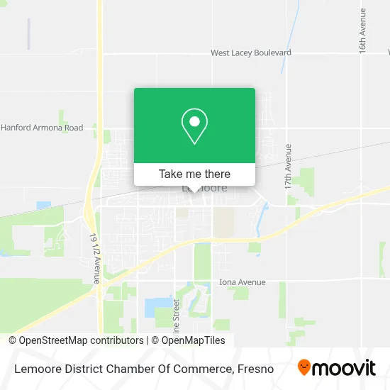 Lemoore District Chamber Of Commerce map