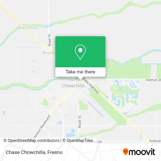 Chase Chowchilla map