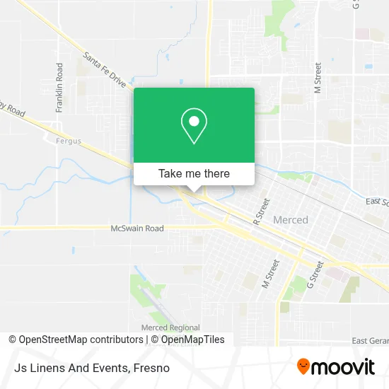 Js Linens And Events map