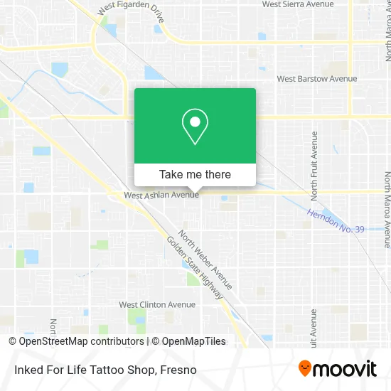 Inked For Life Tattoo Shop map