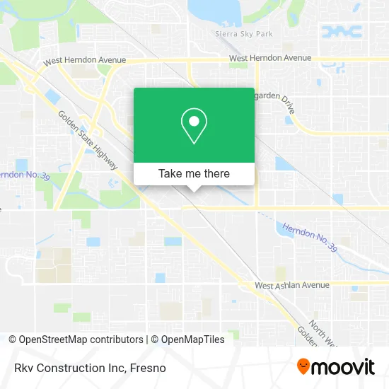 Rkv Construction Inc map