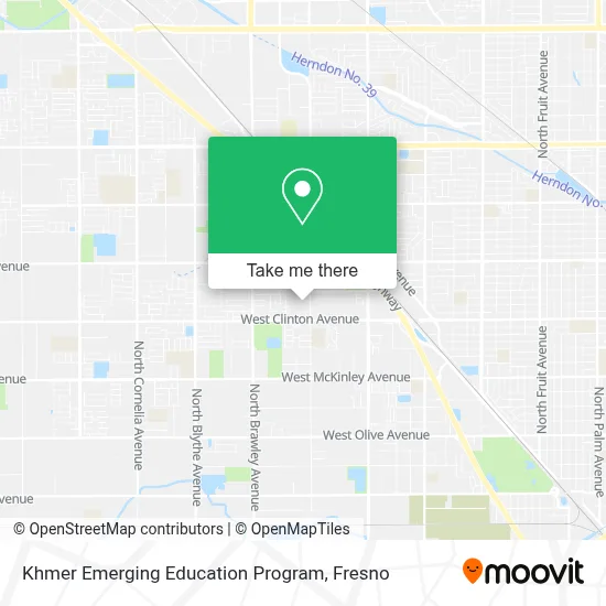 Khmer Emerging Education Program map