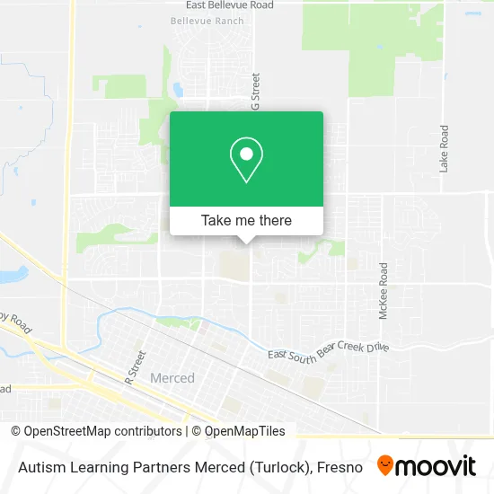 Autism Learning Partners Merced (Turlock) map