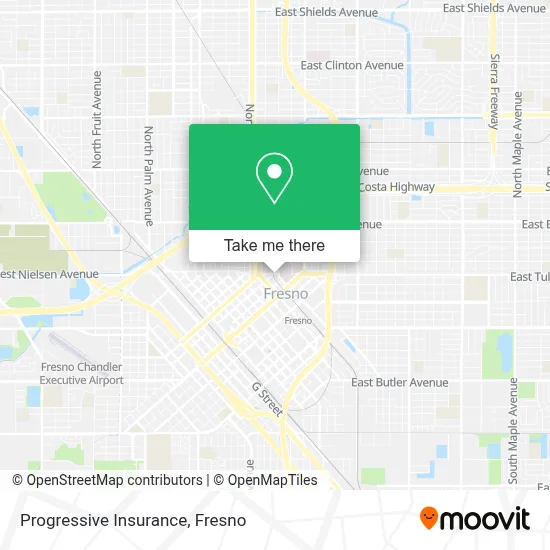 Progressive Insurance map