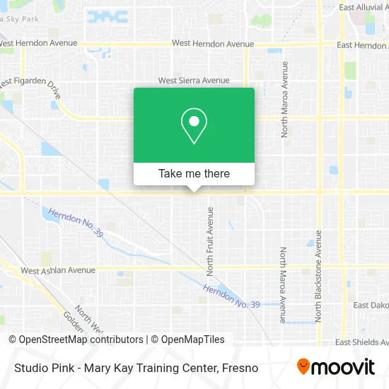Studio Pink - Mary Kay Training Center map