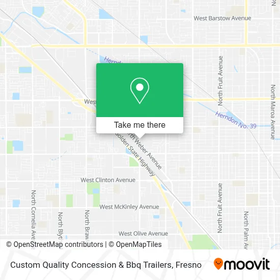 Custom Quality Concession & Bbq Trailers map