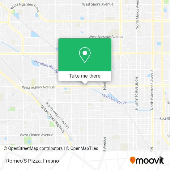 Romeo’S Pizza map