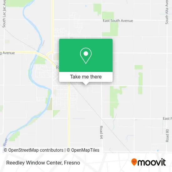 Reedley Window Center map