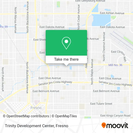 Trinity Development Center map