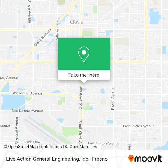 Live Action General Engineering, Inc. map