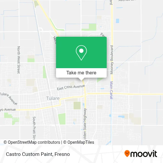 Castro Custom Paint map