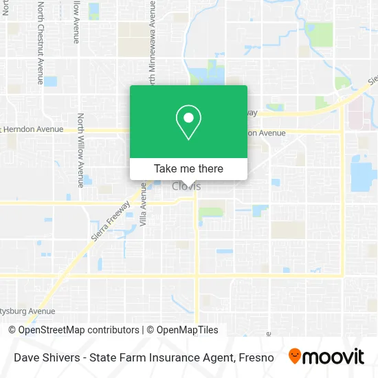 Dave Shivers - State Farm Insurance Agent map