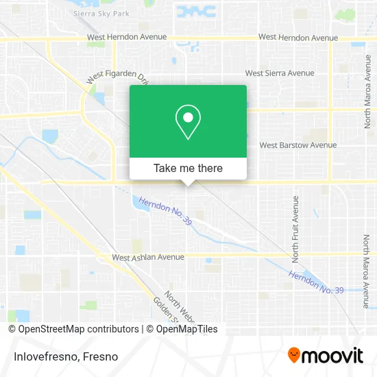 Inlovefresno map