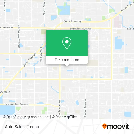Auto Sales map