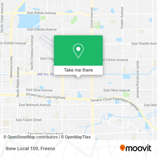 Ibew Local 100 map