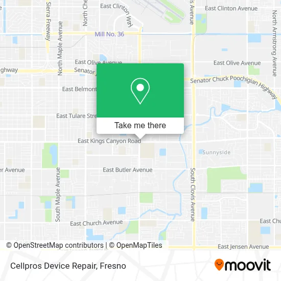 Cellpros Device Repair map