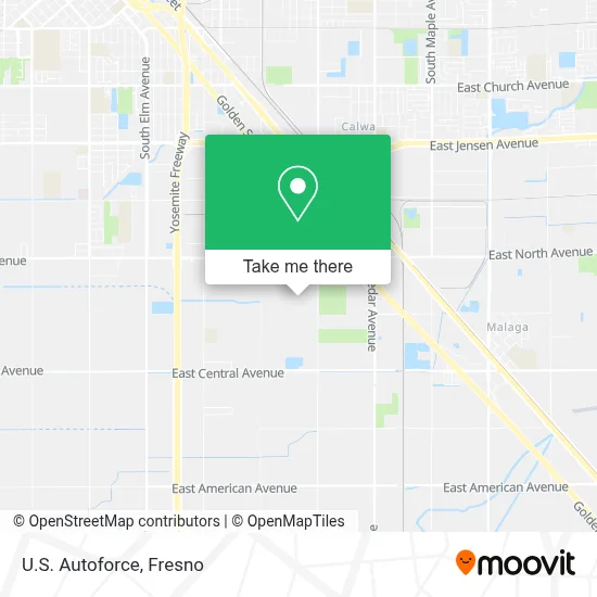 U.S. Autoforce map