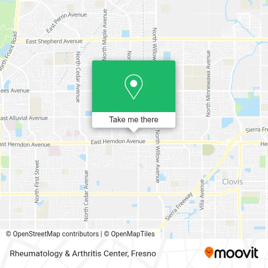 Rheumatology & Arthritis Center map