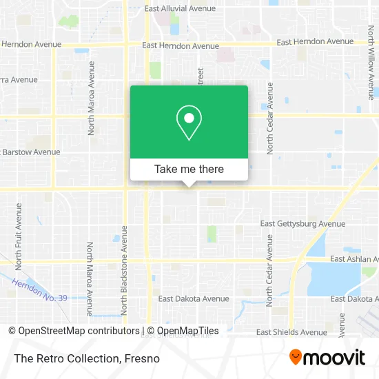 The Retro Collection map