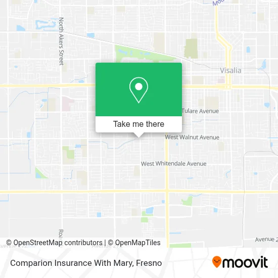 Comparion Insurance With Mary map
