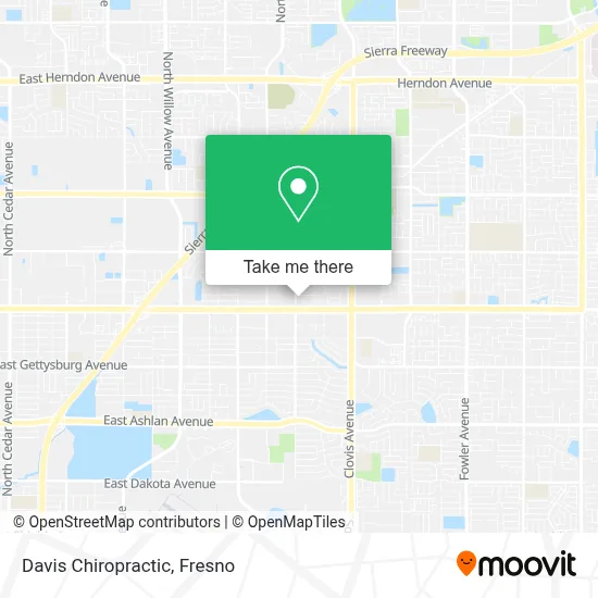 Davis Chiropractic map