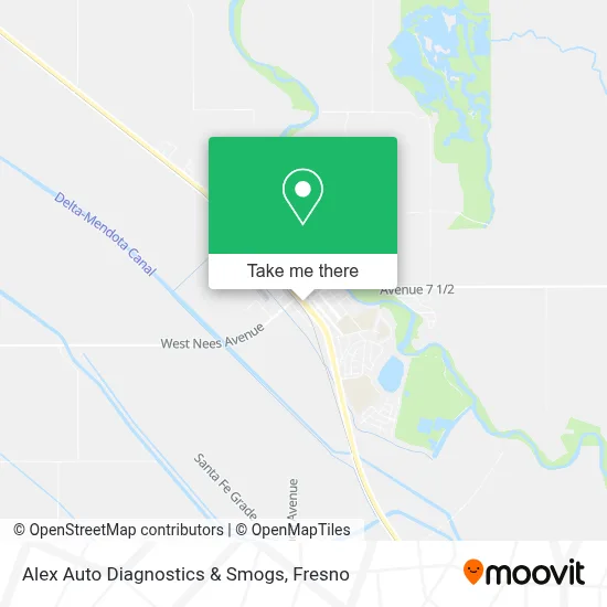 Alex Auto Diagnostics & Smogs map