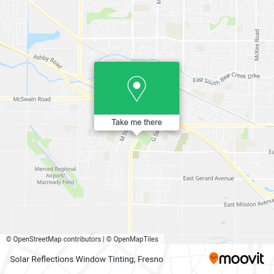 Solar Reflections Window Tinting map